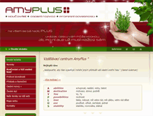 Tablet Screenshot of amyplus.cz